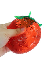 Crystal Strawberry Oil Jelly Squishy Toy