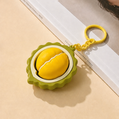 3D Fruit Tart Fidget Keychains | 40KC184: Banana