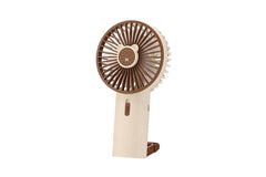 Small Trendy Two Toned  Handheld Personal Fan: Pink