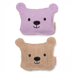 Lavender Bear Sachet – Scented Sachet, 2 Colors, 3.75"x 3": Lavender