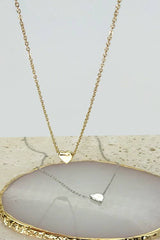 Classic Mini Heart Necklace  | Silver