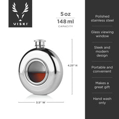 Irving™ Stainless Steel and Glass Scope Flask