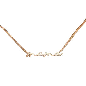 18K Stainless Steel Mama Necklace
