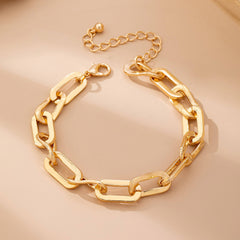Bold Chunky Gold Link Bracelet | Gold