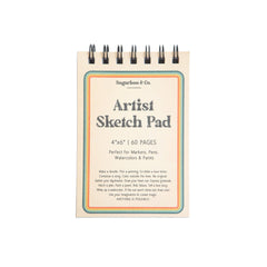 4"x6" Spiral Artist Sketch Pad