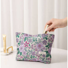 Colorful Embroidery Portable Cosmetic Bag/ Small