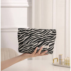 Leopard Jacquard Simple Cosmetic Bag