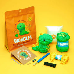 Fred the Dinosaur - The Woobles Beginner Crochet Kit
