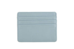Faux Leather Ladies Card Holder: Pink