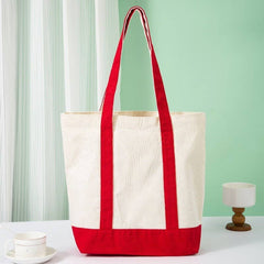 Classic Large Cotton Canvas Tote Bag | Tan