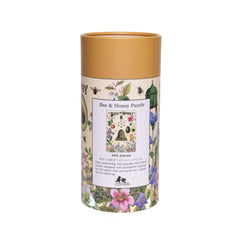 Bees & Honey Puzzle – 500 Pc Tube with Vintage Illustrations