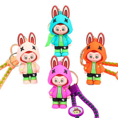 Labubu Silicone Keychain With Various Character Designs: Style 10