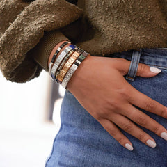 Empower Bracelet - DREAM Silver/Lapis/Jasper