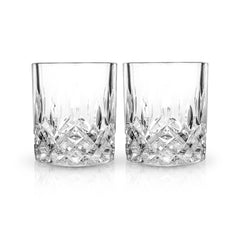 Admiral™ Stemless Crystal Lowball Tumblers - Set of 2