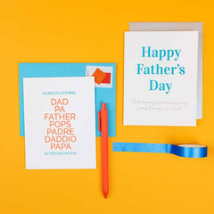 Father by Many Names, Only 1 You - Dad - Father's Day Card