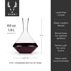 Raye™ Angled Crystal Wine Decanter