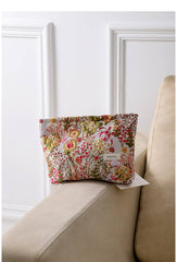 Colorful Embroidered Cosmetic Bag/ Large