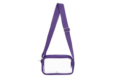 See Thru Cross Body Handbag: Gold