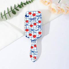 Large Paddle Hair Brush - Cow + Brown