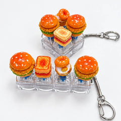 Mini Fast Food Fidget Keyring Bag Charm | 40KC206: A