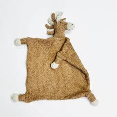Organic SHERPA Lovey Baby Security Blankets (13 STYLES): OS / Pig (Stone)
