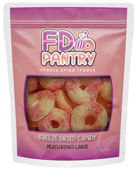 Freeze Dried Peach Ring Large