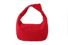 Ladies Hobo Top Handle Handbag: Black