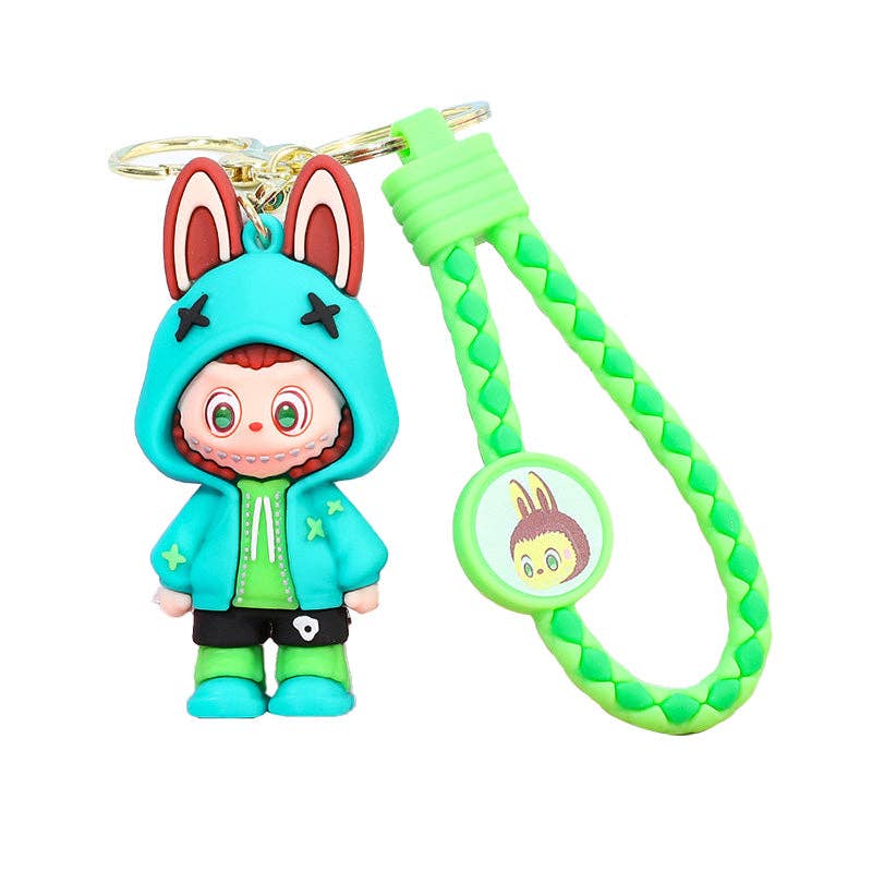 Labubu Silicone Keychain With Various Character Designs: Style 4