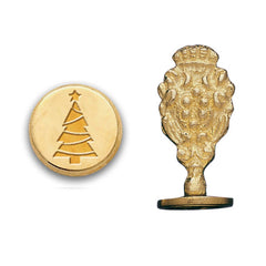 Florentine Brass Wax Seal Stampers: Heart Shape