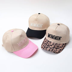 MOMMIN Embroidered Trucker Hat - Vintage Style | Pink