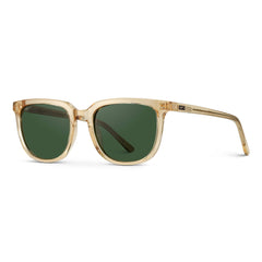 Abner - Unisex Polarized Square Sunglasses: Black / Triple Black Lens