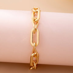 Bold Chunky Gold Link Bracelet | Gold