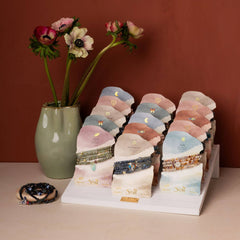 Ceramic Bead Wrap Bracelet/Necklace - Harmony/Fish