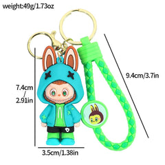 Labubu Silicone Keychain With Various Character Designs: Style 11