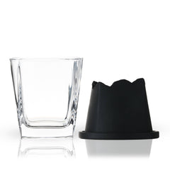 Glacier Rocks® Mountain Ice Mold & Crystal Whiskey Glass Set
