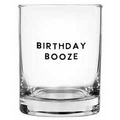 Birthday Booze 16 oz. Glass