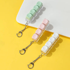 Keyboard Fidget Stress Relief Keychain: MINT