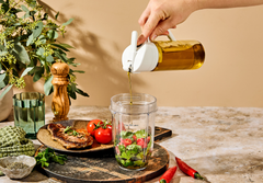 Oileroo Lite® - No Clog Oil Sprayer, Pourer and 1 Tbsp Doser: White