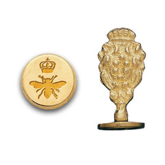 Florentine Brass Wax Seal Stampers: Heart Shape