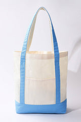 Classic Large Cotton Canvas Tote Bag | Tan