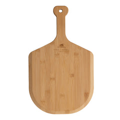 Bamboo Pizza Peel w/ Laser Etched "Finch + Fennel" Logo