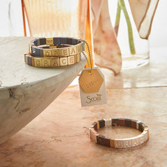 Empower Bracelet - GRIT Silver/Labradorite/Sunstone