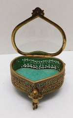 Ormolu Heart Display Case.
