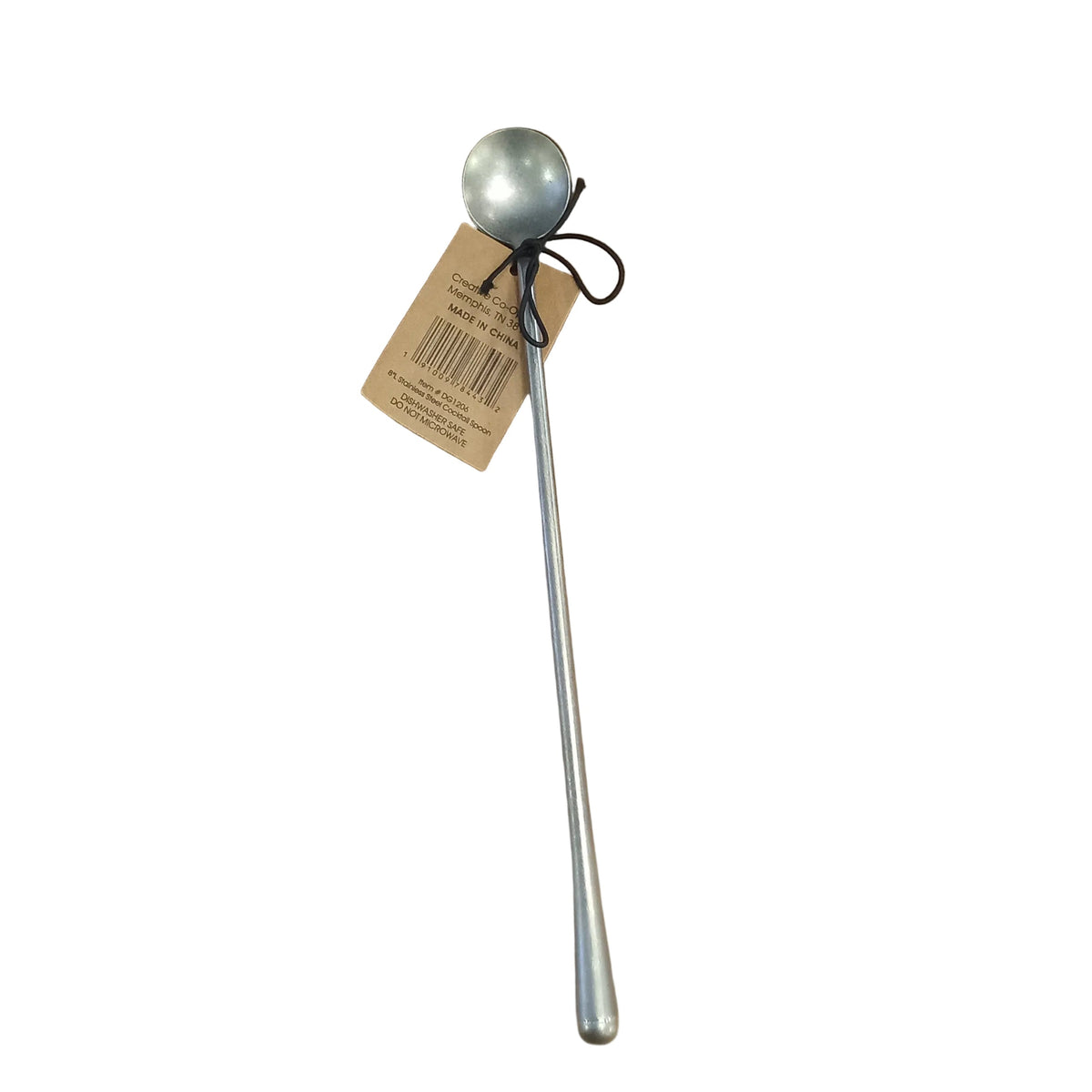 8"L Stainless Steel Cocktail Spoon