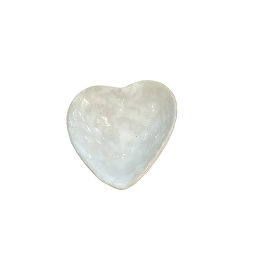 Stoneware Heart Dish