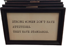 9" x 6" Wood Framed Wall Decor with Saying