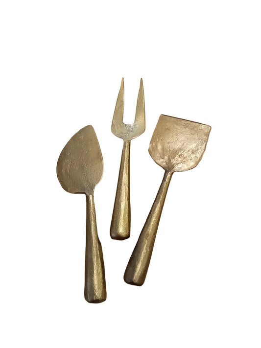 Metal Cheese Server Trio