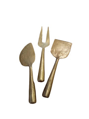 Metal Cheese Server Trio