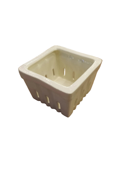 4” Stoneware Berry Basket