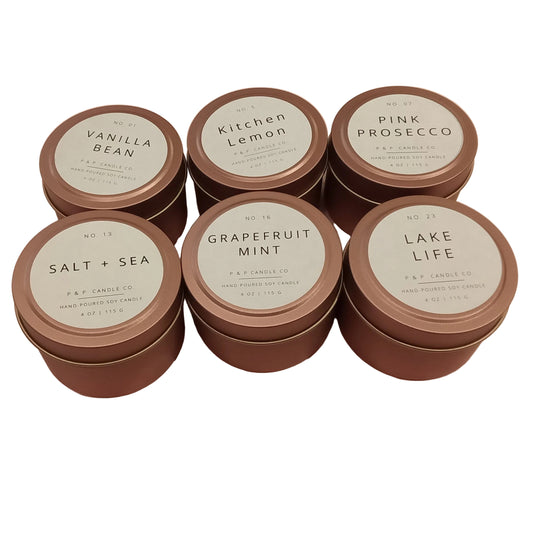 4 oz. Hand Poured Soy Candles